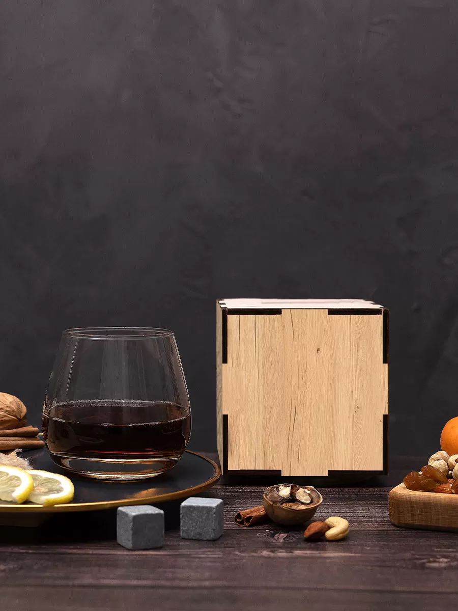 Короб для бокала под коньяк - Под 1 бокал