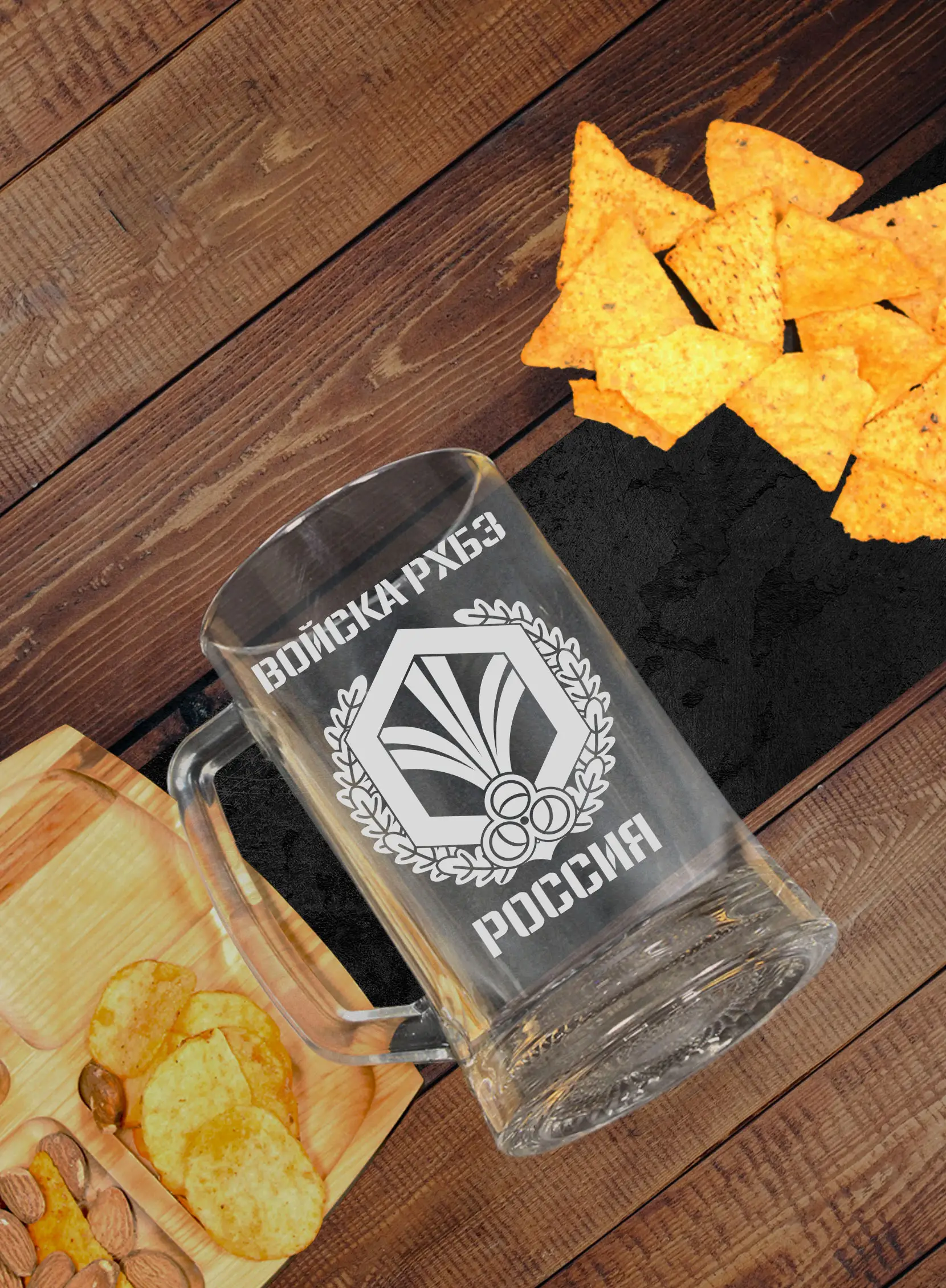 Бокал с гравировкой под пиво РХБЗ — изображение 5