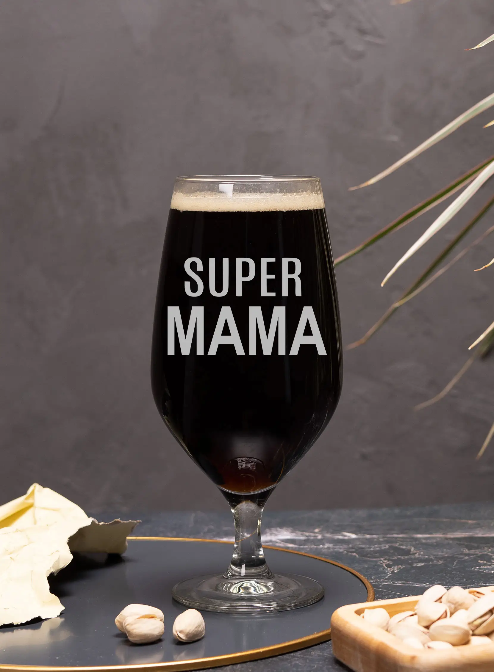 Бокал пивной с надписью Супер мама на день матери — изображение 4