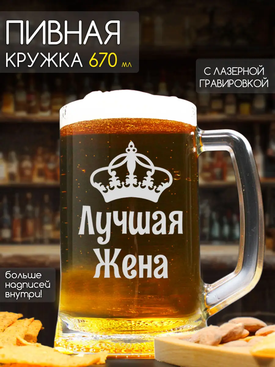 Кружка с надписью в подарок лучшая жена