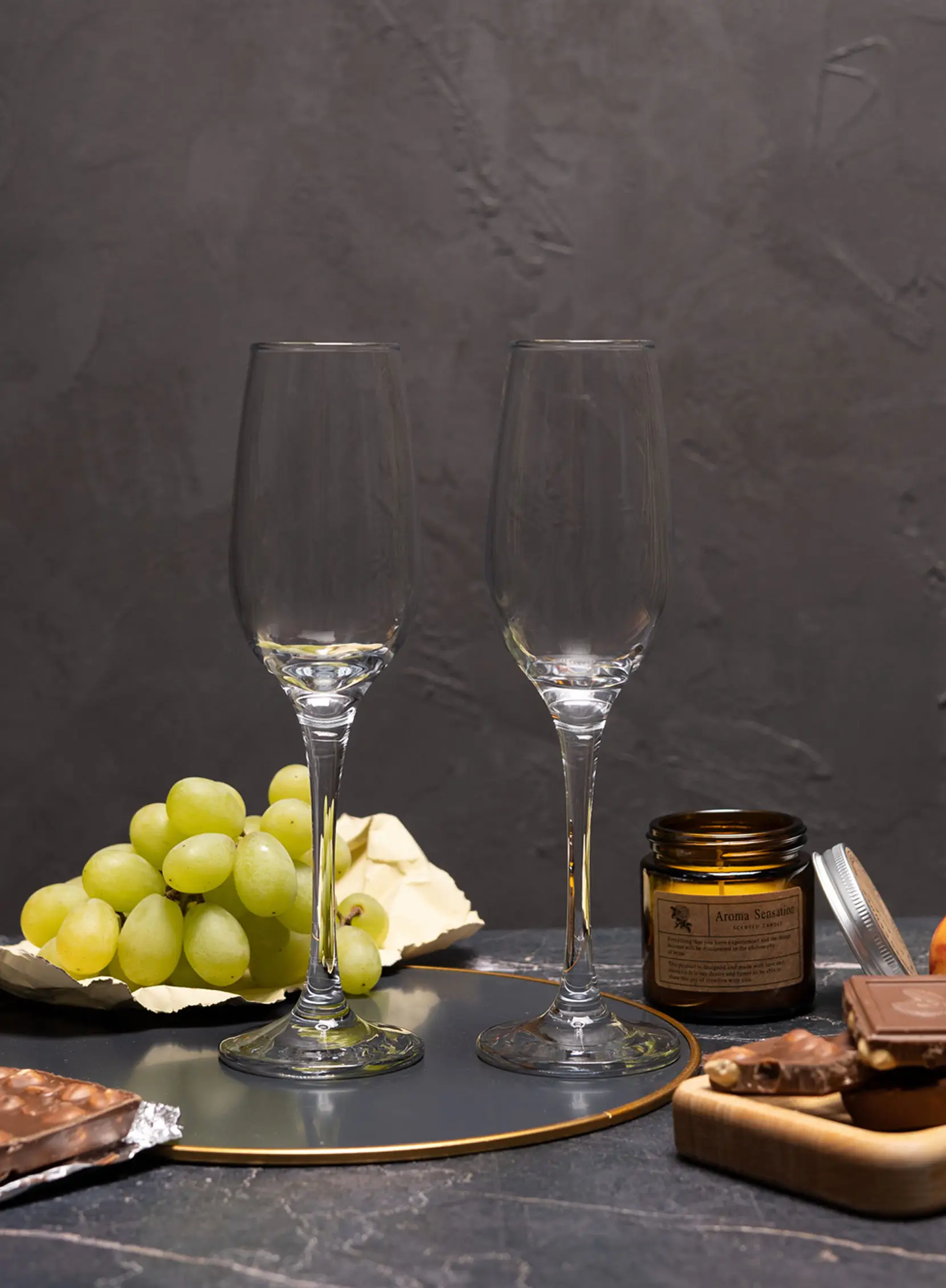 Бокалы для шампанского 6 штук подарок на новый год — изображение 4