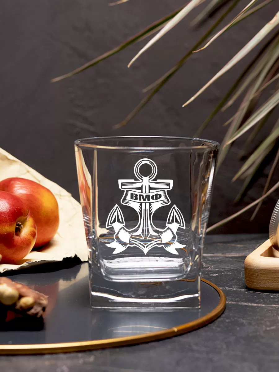 Бокал под виски с гравировкой За ВМФ — изображение 6