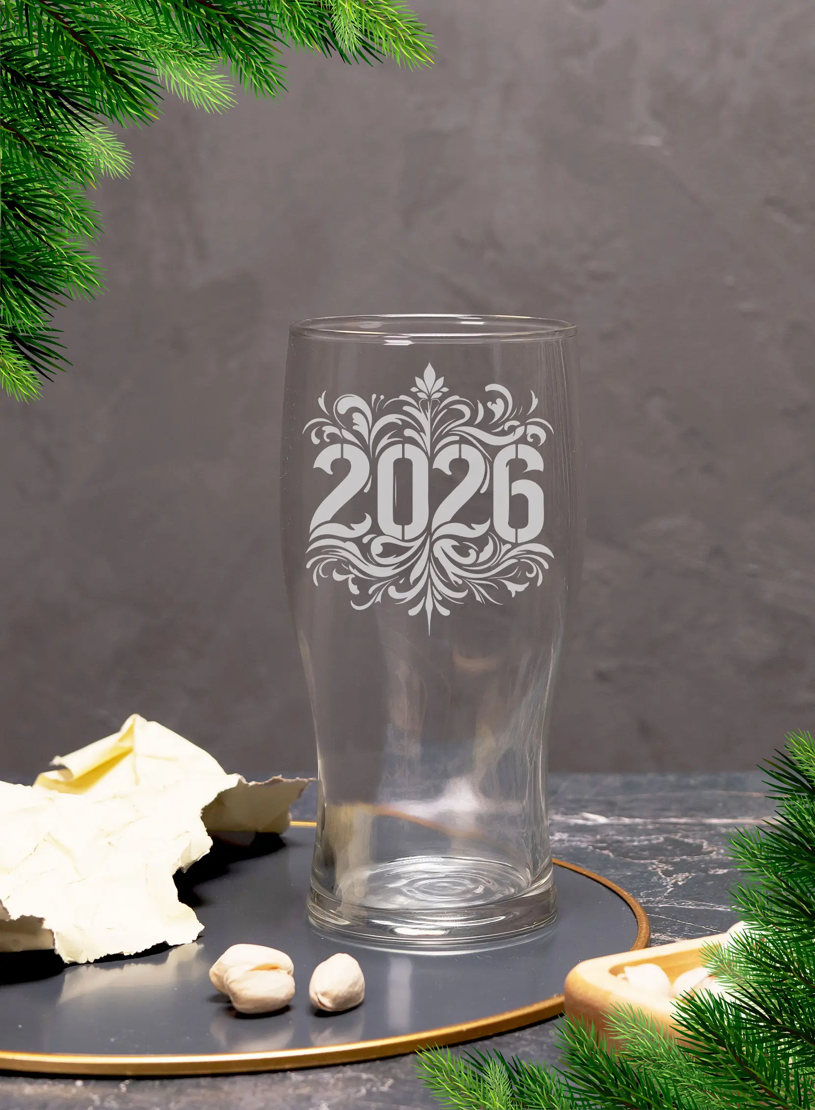 Бокал новогодний подарочный в подарок на новый год — изображение 6